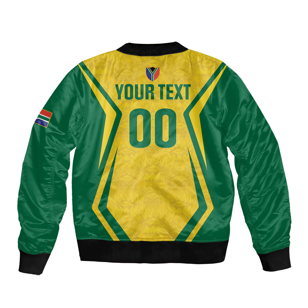 Custom South Africa 2026 Football Bomber Jacket Banyana Banyana