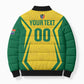 Custom South Africa 2026 Football Bomber Puffer Jacket Banyana Banyana