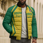 Custom South Africa 2026 Football Bomber Puffer Jacket Banyana Banyana