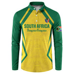 Custom South Africa 2026 Football Button Sweatshirt Banyana Banyana