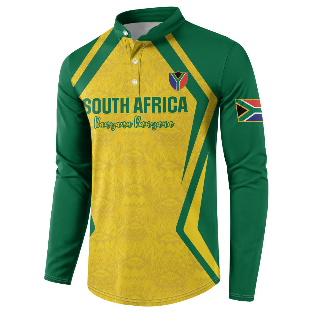Custom South Africa 2026 Football Button Sweatshirt Banyana Banyana