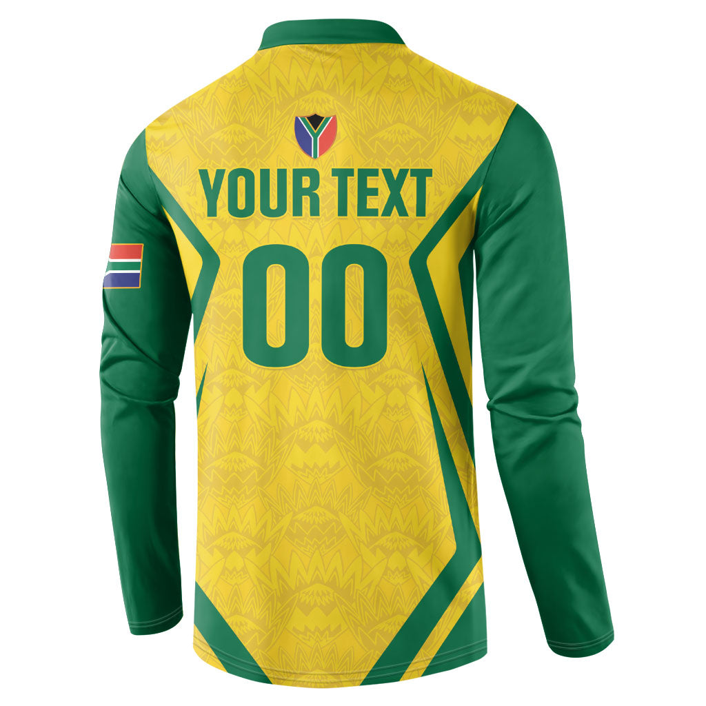 Custom South Africa 2026 Football Button Sweatshirt Banyana Banyana