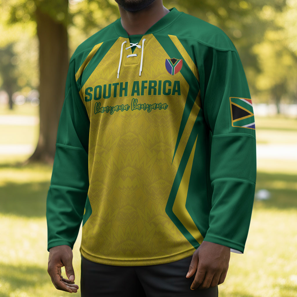 Custom South Africa 2026 Football Hockey Jersey Banyana Banyana