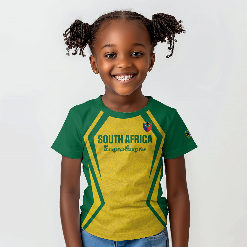 Custom South Africa 2026 Football Kid T shirt Banyana Banyana