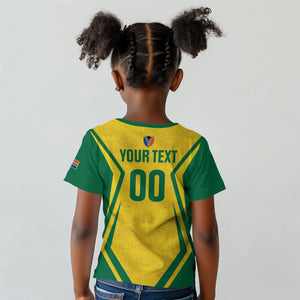 Custom South Africa 2026 Football Kid T shirt Banyana Banyana