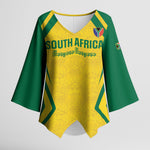 Custom South Africa 2026 Football Kimono Sleeve Blouse Banyana Banyana