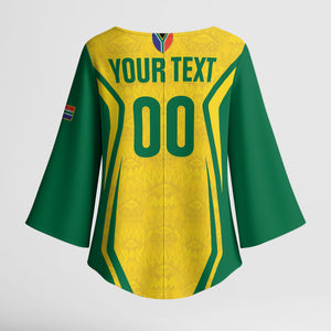 Custom South Africa 2026 Football Kimono Sleeve Blouse Banyana Banyana
