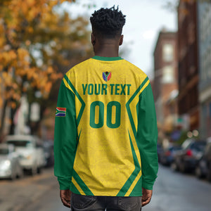 Custom South Africa 2026 Football Long Sleeve Shirt Banyana Banyana