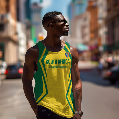 Custom South Africa 2026 Football Men Tank Top Banyana Banyana