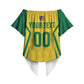 Custom South Africa 2026 Football Off Shoulder Wrap Waist Top Banyana Banyana