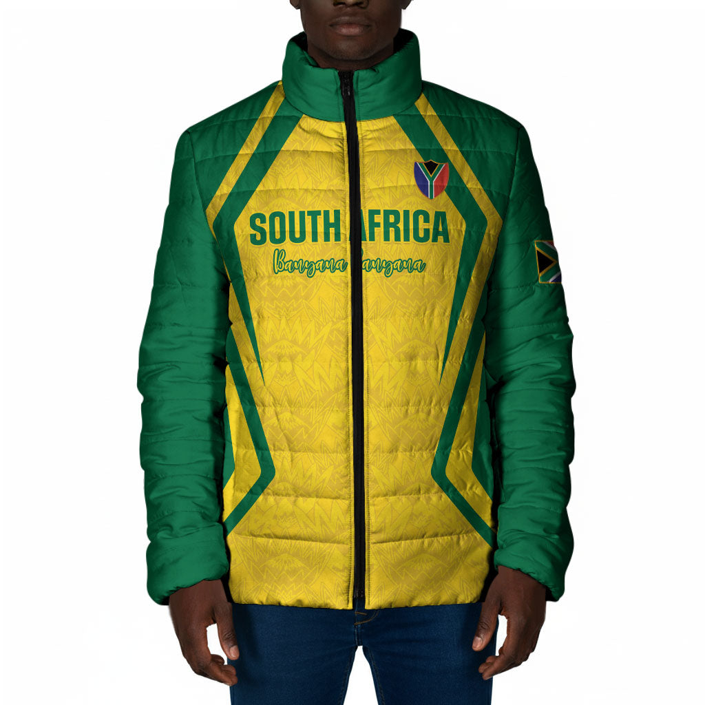 Custom South Africa 2026 Football Padded Jacket Banyana Banyana