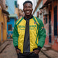 Custom South Africa 2026 Football Sleeve Zip Bomber Jacket Banyana Banyana