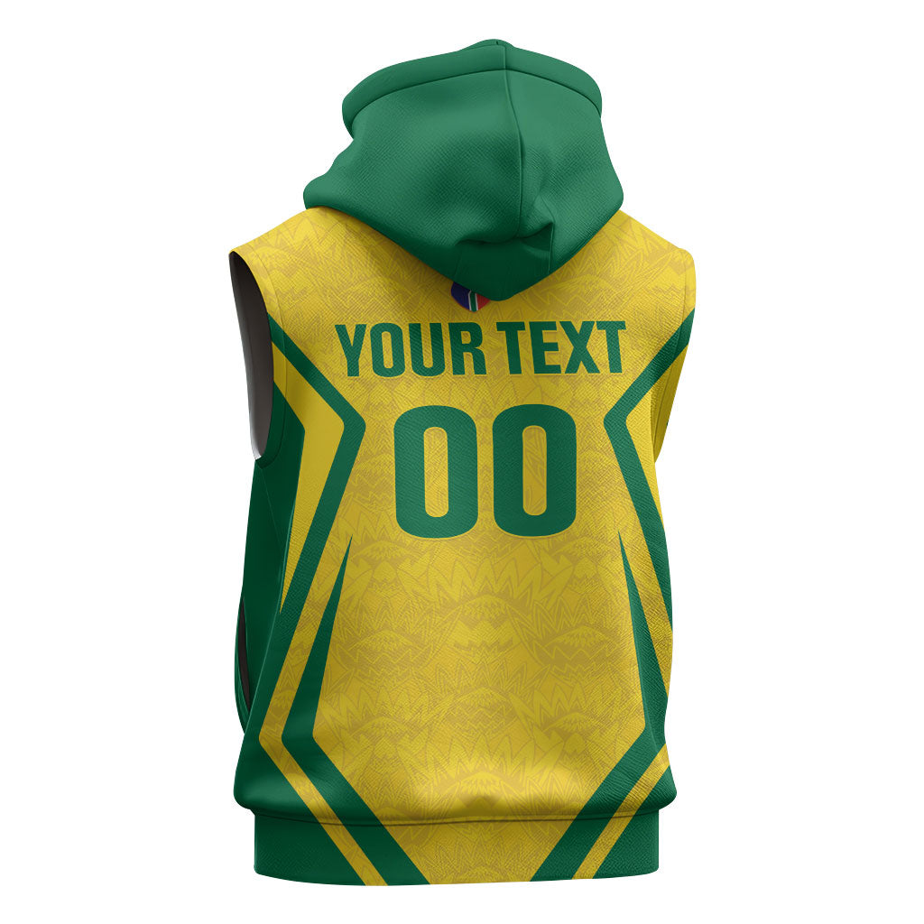 Custom South Africa 2026 Football Sleeveless Hoodie Banyana Banyana