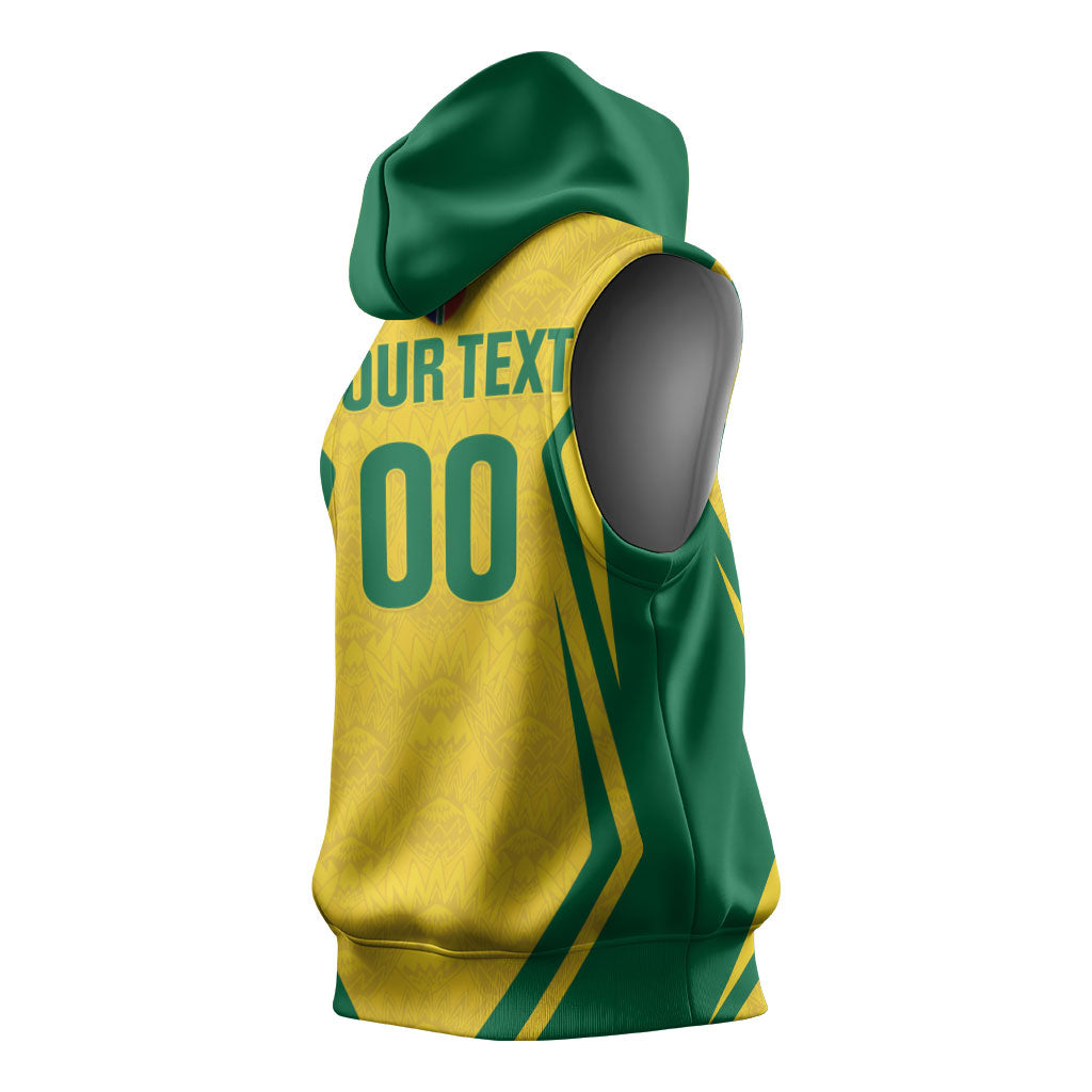 Custom South Africa 2026 Football Sleeveless Hoodie Banyana Banyana