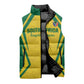 Custom South Africa 2026 Football Sleeveless Puffer Jacket Banyana Banyana