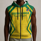 Custom South Africa 2026 Football Sleeveless Zip Hoodie Banyana Banyana