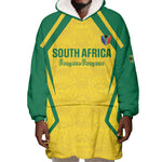 Custom South Africa 2026 Football Wearable Blanket Hoodie Banyana Banyana