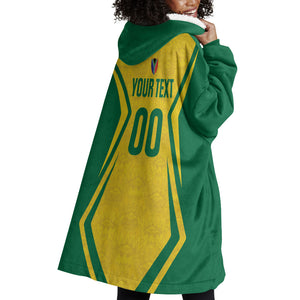 Custom South Africa 2026 Football Wearable Blanket Hoodie Banyana Banyana