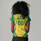 Custom South Africa 2026 Football Women V-Neck T-Shirt Banyana Banyana