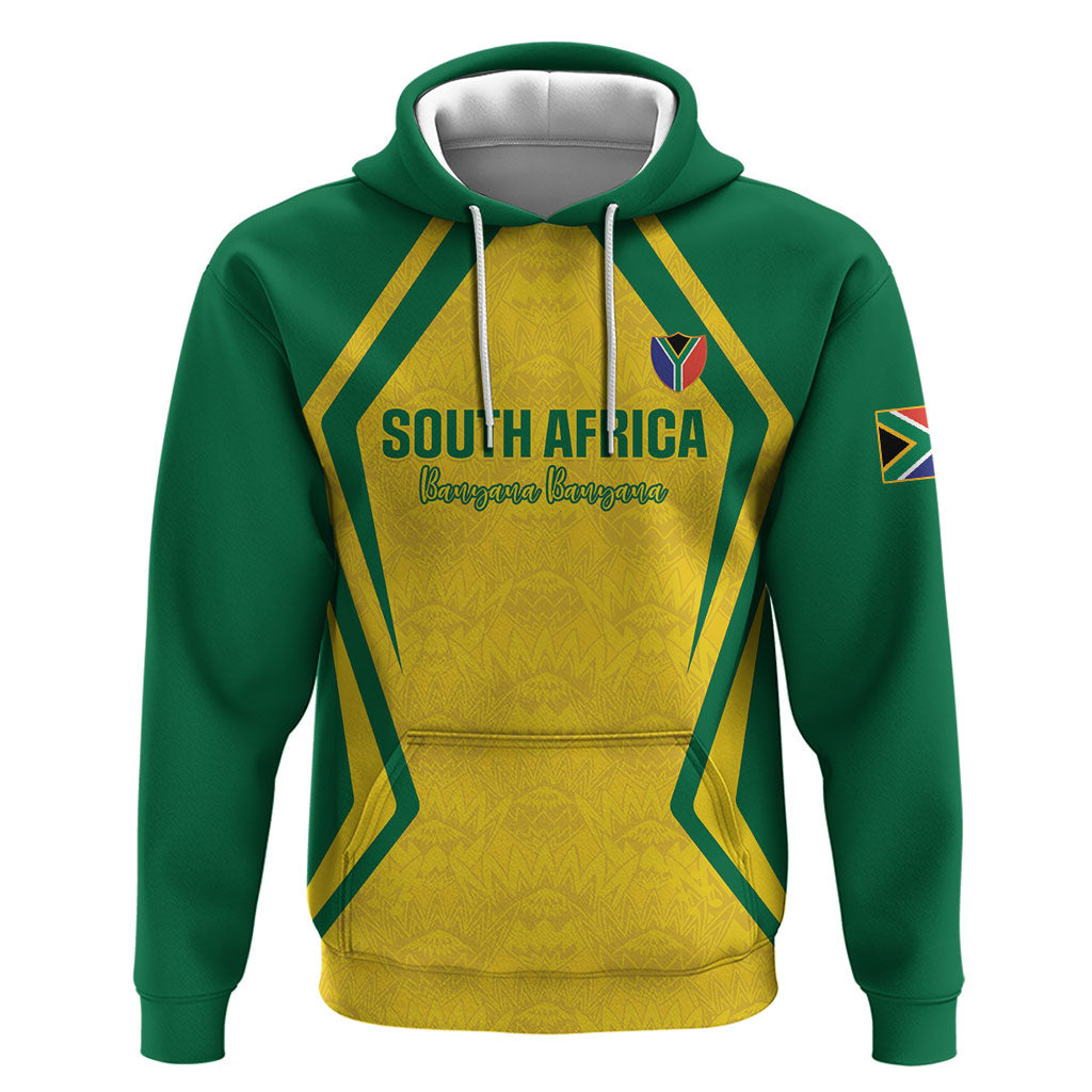 Custom South Africa 2026 Football Zip Hoodie Banyana Banyana