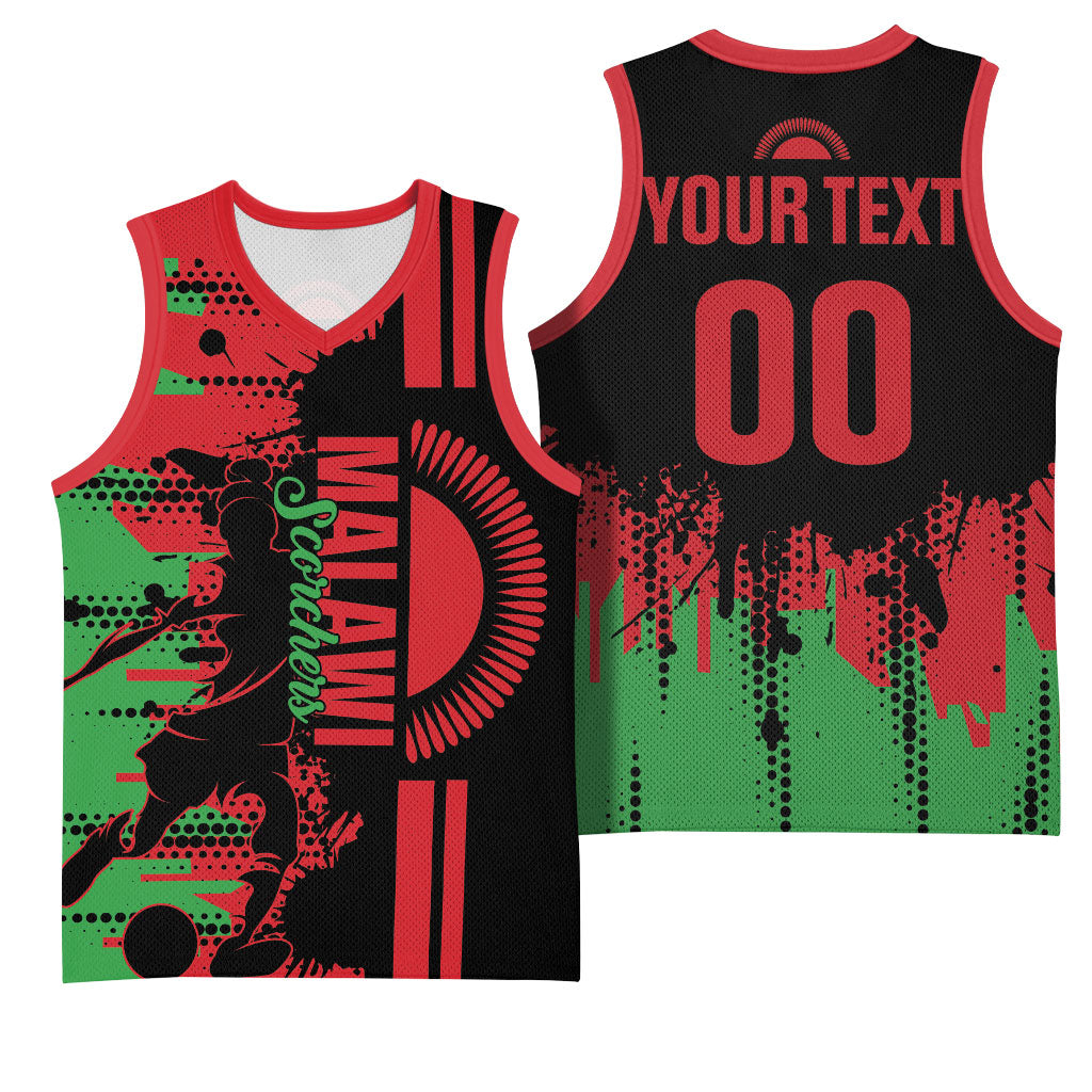 Custom Malawi 2026 Football Basketball Jersey Go Scorchers Go Champions