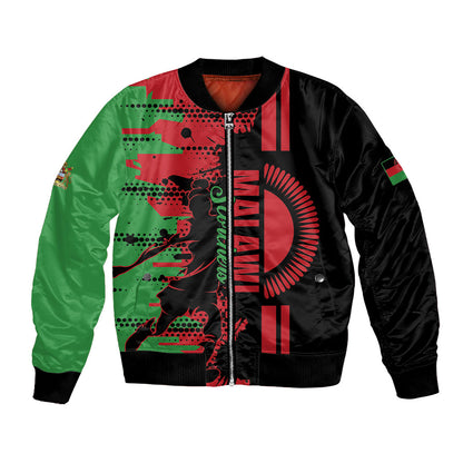 Custom Malawi 2026 Football Bomber Jacket Go Scorchers Go Champions