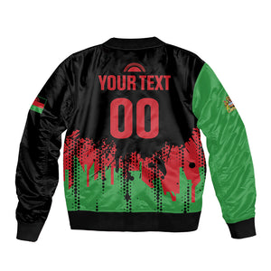 Custom Malawi 2026 Football Bomber Jacket Go Scorchers Go Champions