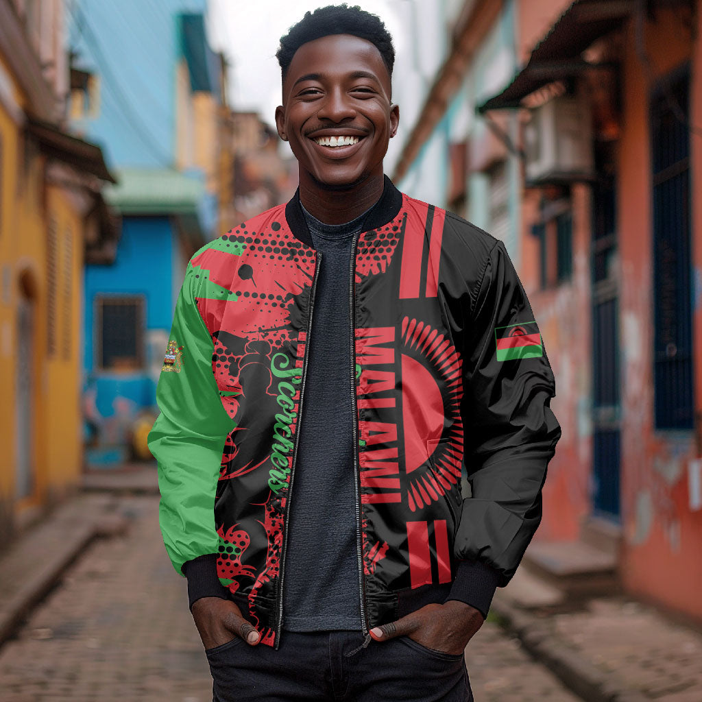 Custom Malawi 2026 Football Bomber Jacket Go Scorchers Go Champions