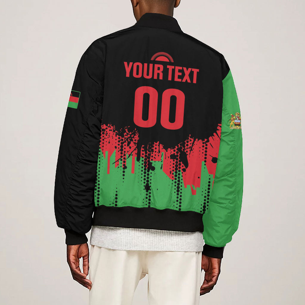 Custom Malawi 2026 Football Bomber Jacket Go Scorchers Go Champions