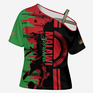 Custom Malawi 2026 Football Cross Shoulder Shirt Go Scorchers Go Champions