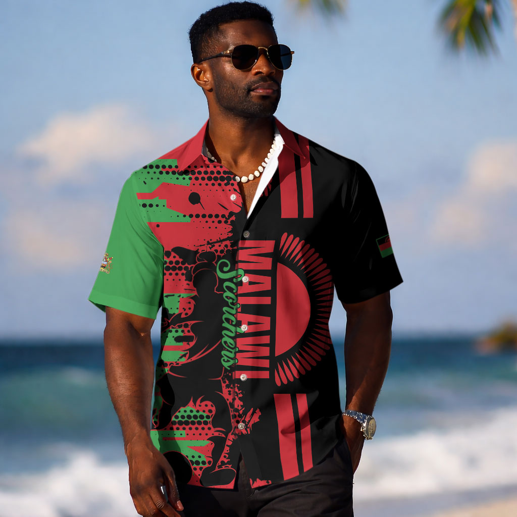Custom Malawi 2026 Football Hawaiian Shirt Go Scorchers Go Champions