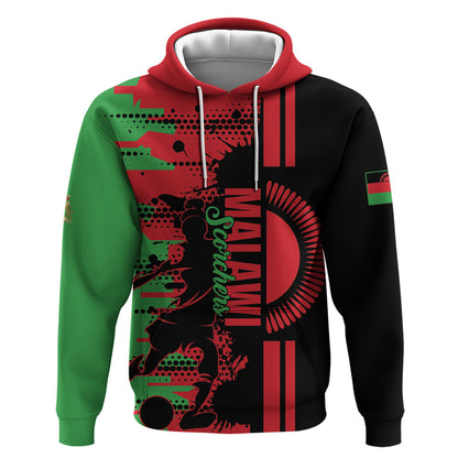 Custom Malawi 2026 Football Hoodie Go Scorchers Go Champions
