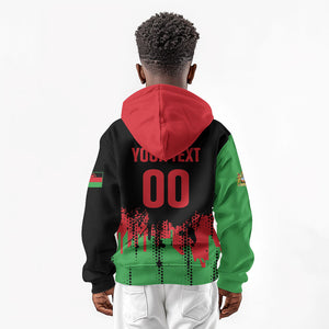 Custom Malawi 2026 Football Kid Hoodie Go Scorchers Go Champions