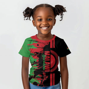 Custom Malawi 2026 Football Kid T shirt Go Scorchers Go Champions