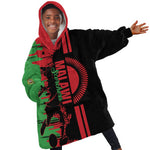 Custom Malawi 2026 Football Kid Wearable Blanket Hoodie Go Scorchers Go Champions