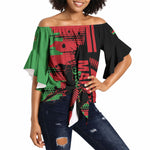 Custom Malawi 2026 Football Off Shoulder Wrap Waist Top Go Scorchers Go Champions
