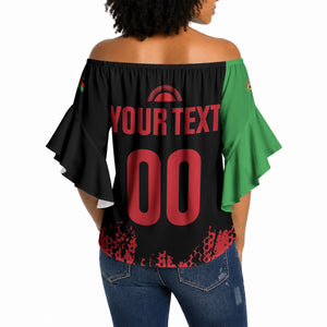 Custom Malawi 2026 Football Off Shoulder Wrap Waist Top Go Scorchers Go Champions