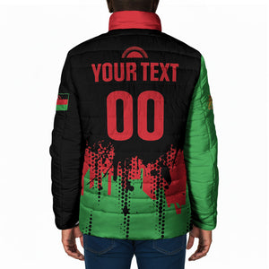 Custom Malawi 2026 Football Padded Jacket Go Scorchers Go Champions