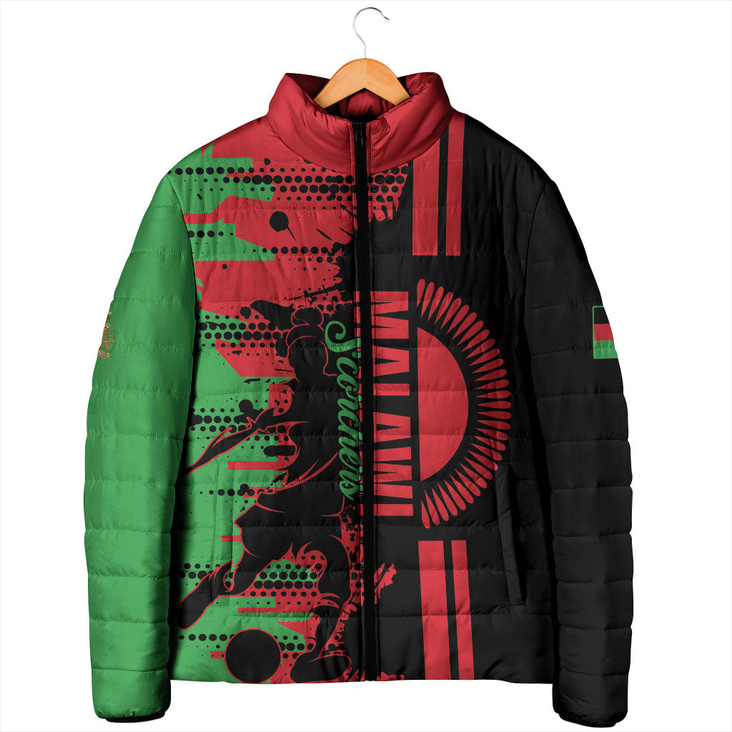 Custom Malawi 2026 Football Padded Jacket Go Scorchers Go Champions