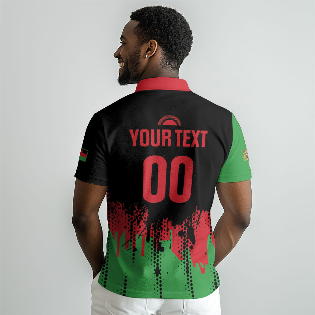 Custom Malawi 2026 Football Polo Shirt Go Scorchers Go Champions