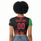 Custom Malawi 2026 Football Raglan Cropped T shirt Go Scorchers Go Champions