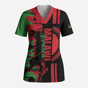 Custom Malawi 2026 Football Scrub Top Go Scorchers Go Champions