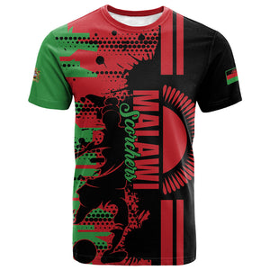 Custom Malawi 2026 Football T shirt Go Scorchers Go Champions