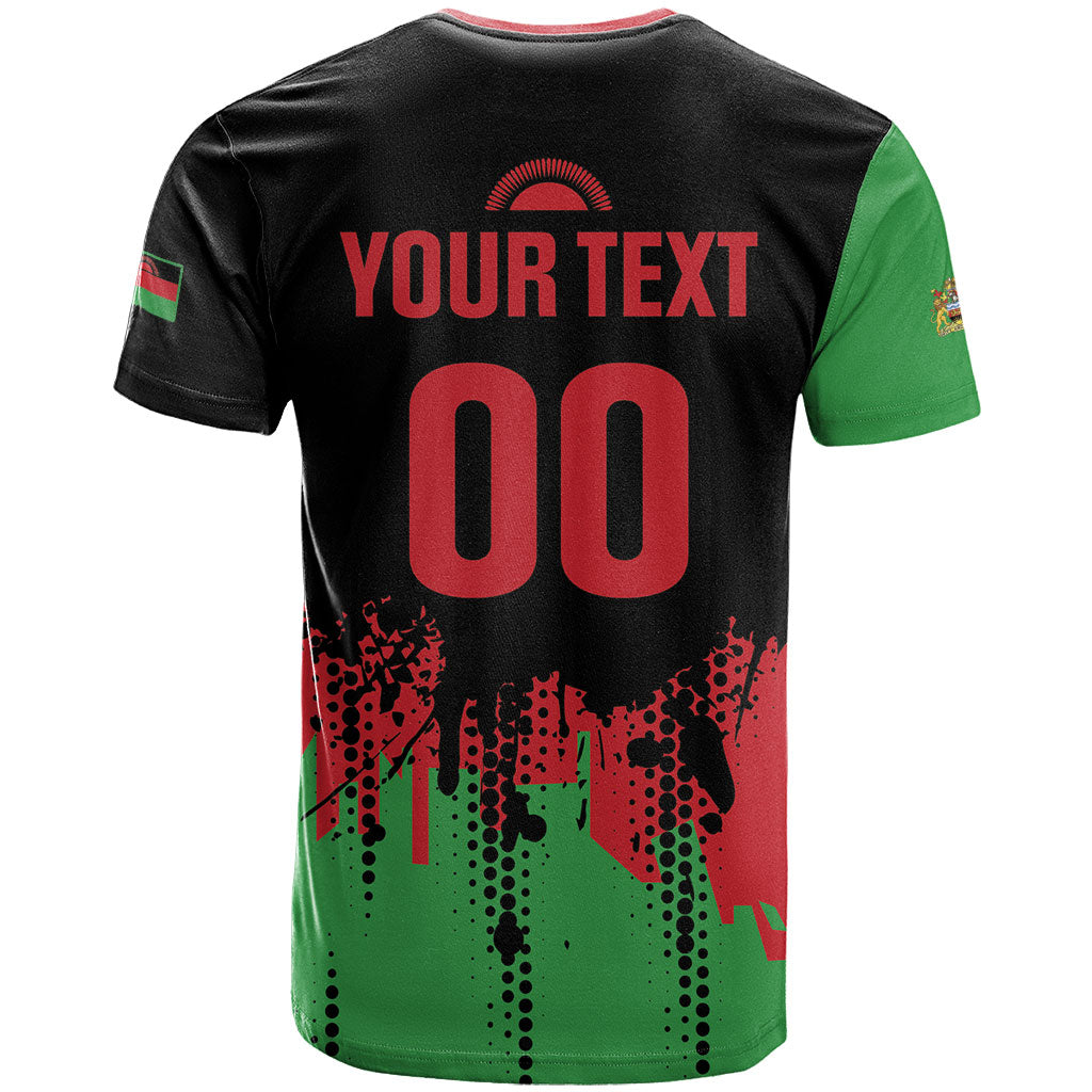 Custom Malawi 2026 Football T shirt Go Scorchers Go Champions