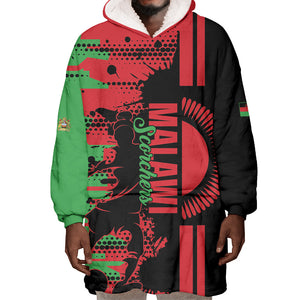 Custom Malawi 2026 Football Wearable Blanket Hoodie Go Scorchers Go Champions
