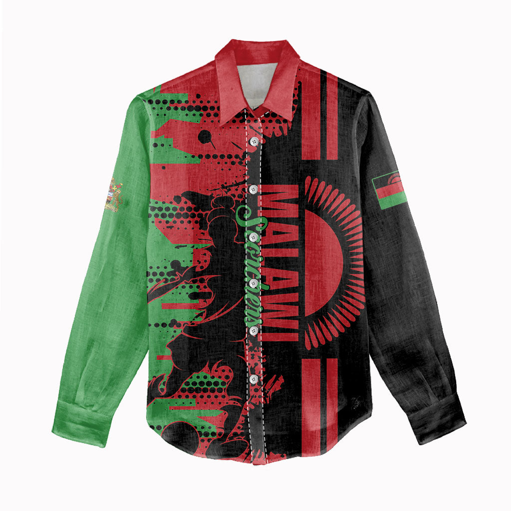 Custom Malawi 2026 Football Women Casual Shirt Go Scorchers Go Champions