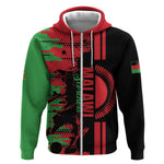 Custom Malawi 2026 Football Zip Hoodie Go Scorchers Go Champions