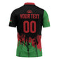 Custom Malawi 2026 Football Zipper Polo Shirt Go Scorchers Go Champions