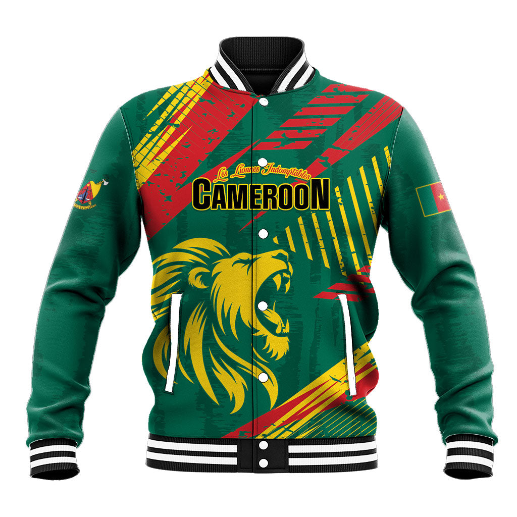 Custom Cameroon 2026 Football Baseball Jacket Les Lionnes Indomptables