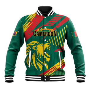 Custom Cameroon 2026 Football Baseball Jacket Les Lionnes Indomptables
